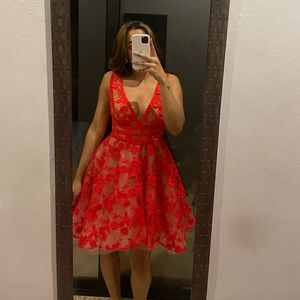 Brand: nadine merabi : color : red size medium